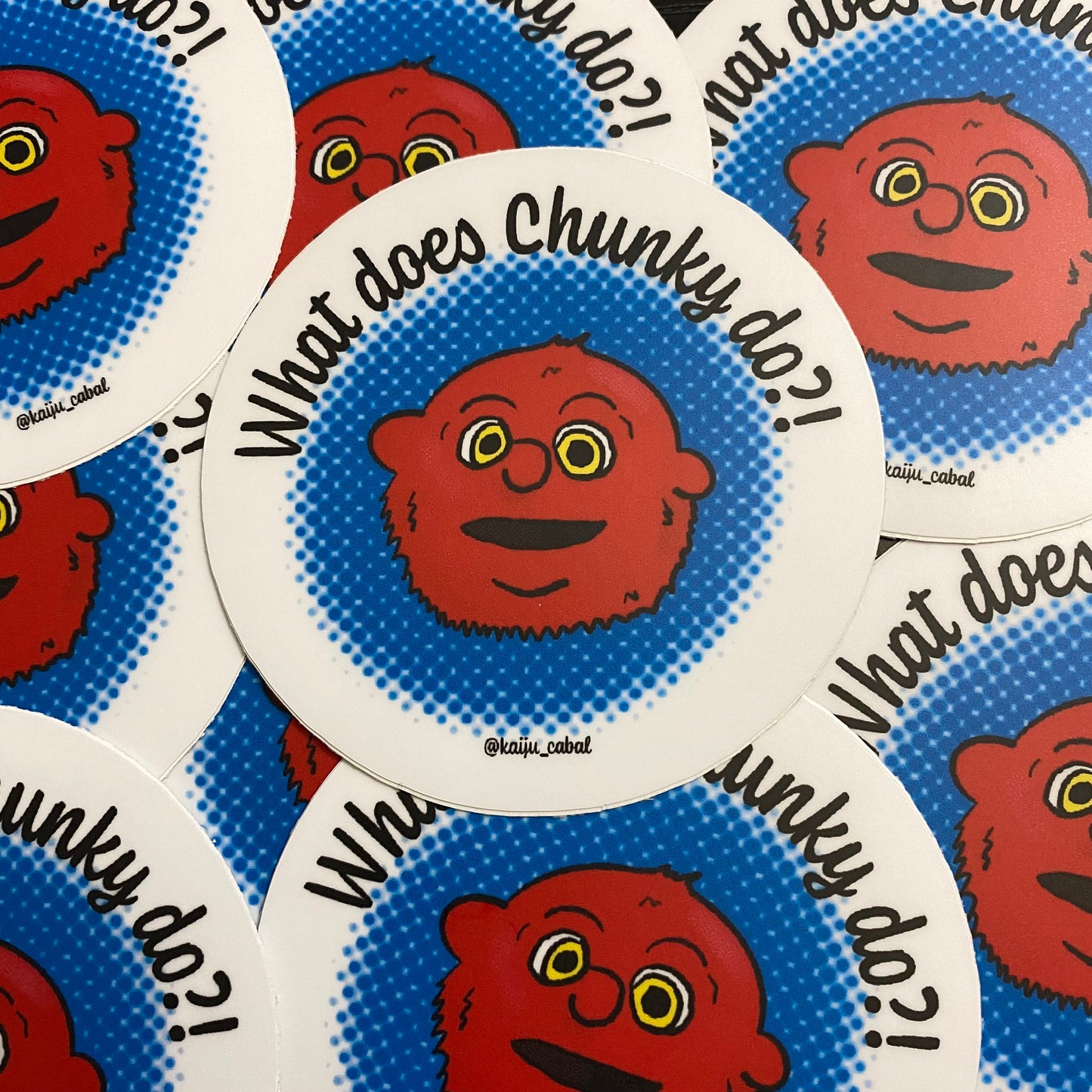 What Does Chunky Do?! (ITYSL) - Vinyl Sticker