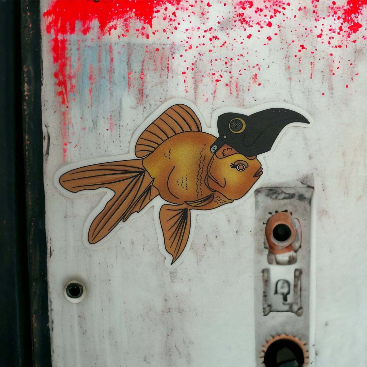 Plague Fish, Ocean Doctor Vinyl Sticker