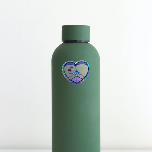 Cha-Cha-Cha-Cherry Bomb! Booty Heart - ABAI Vinyl Sticker