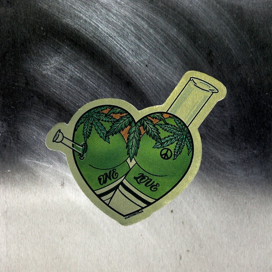 Buddy Booty Heart Stickers