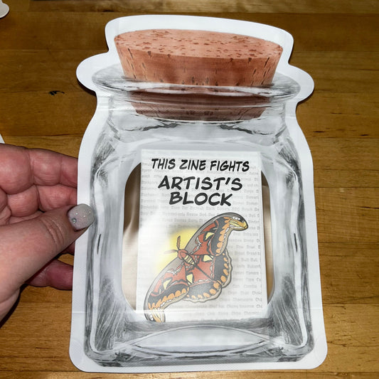 This ZINE Fights Artist’s Block - Random Drawing Prompt Generator Zine