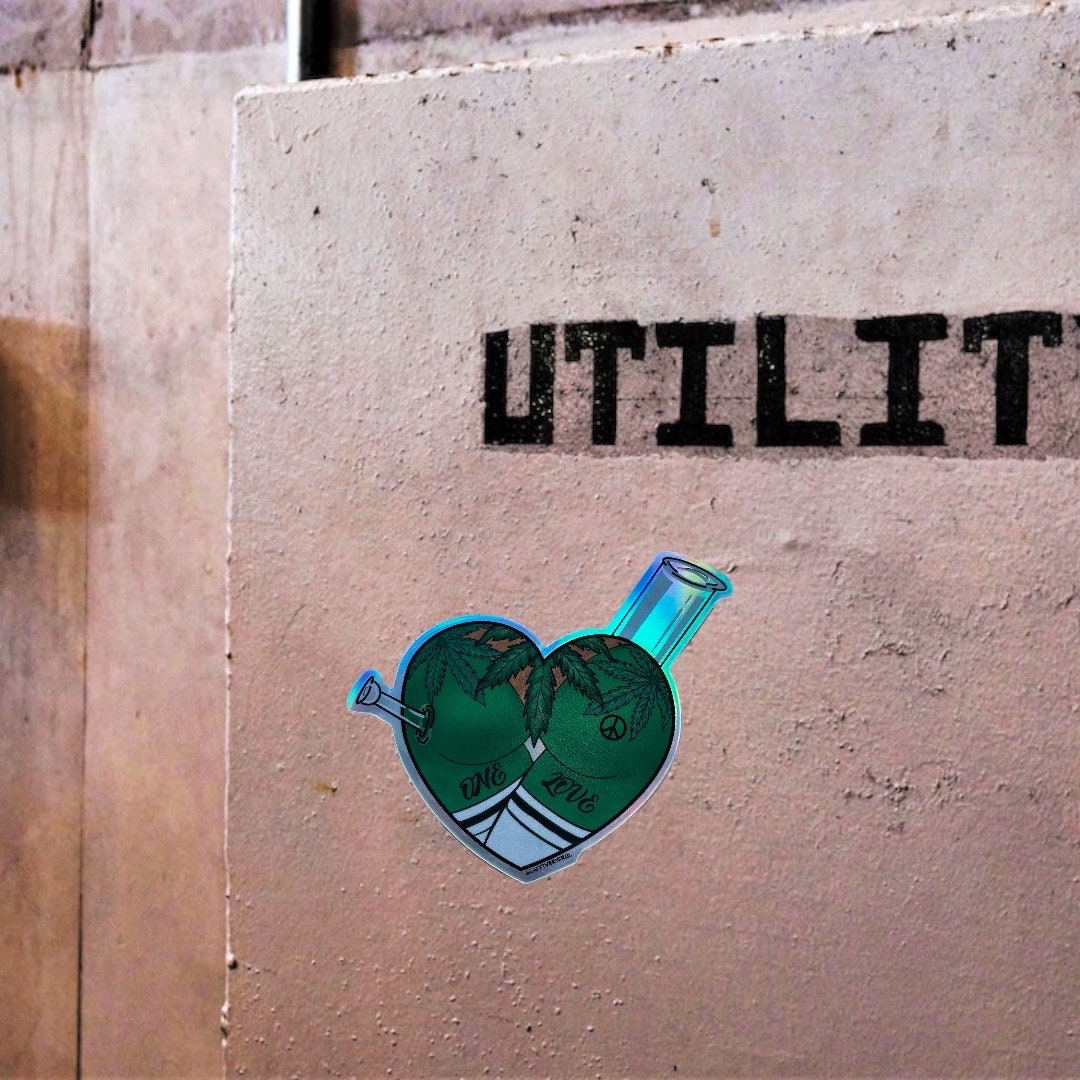 Buddy Booty Heart Stickers