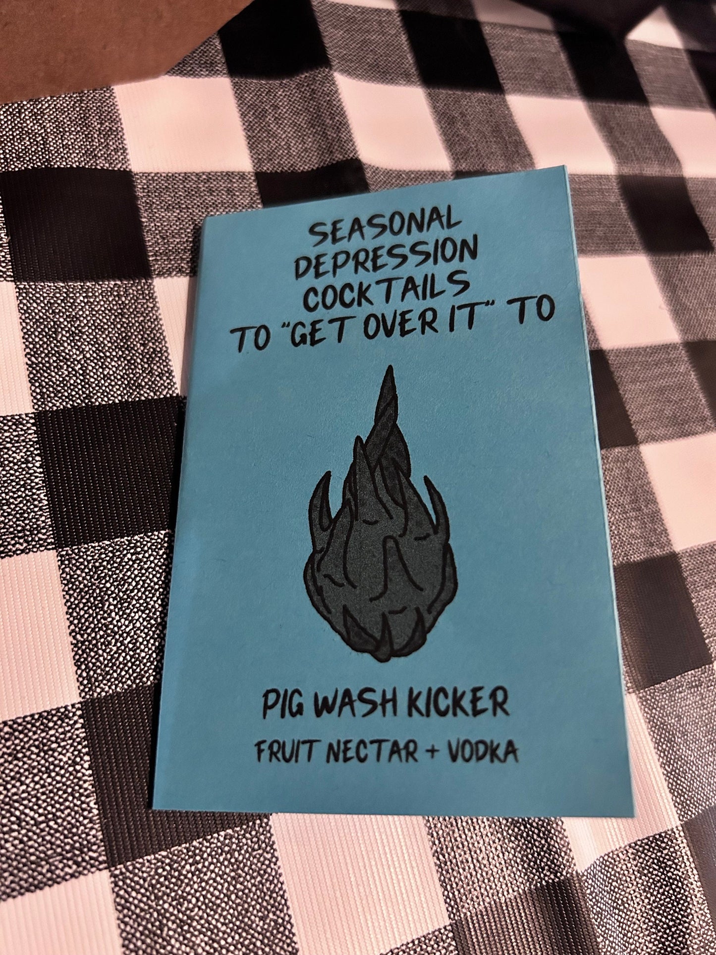 Depression Cocktails To “Get Over It” To - mini zine