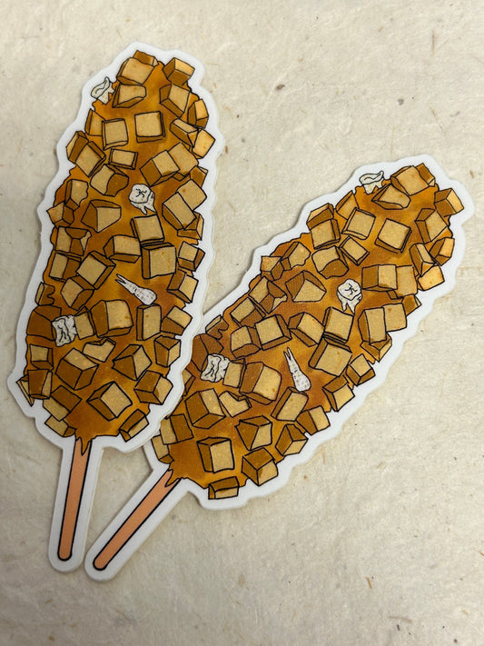 Do you want to chip a tooth? B/c that’s how you chip a tooth! Vinyl sticker