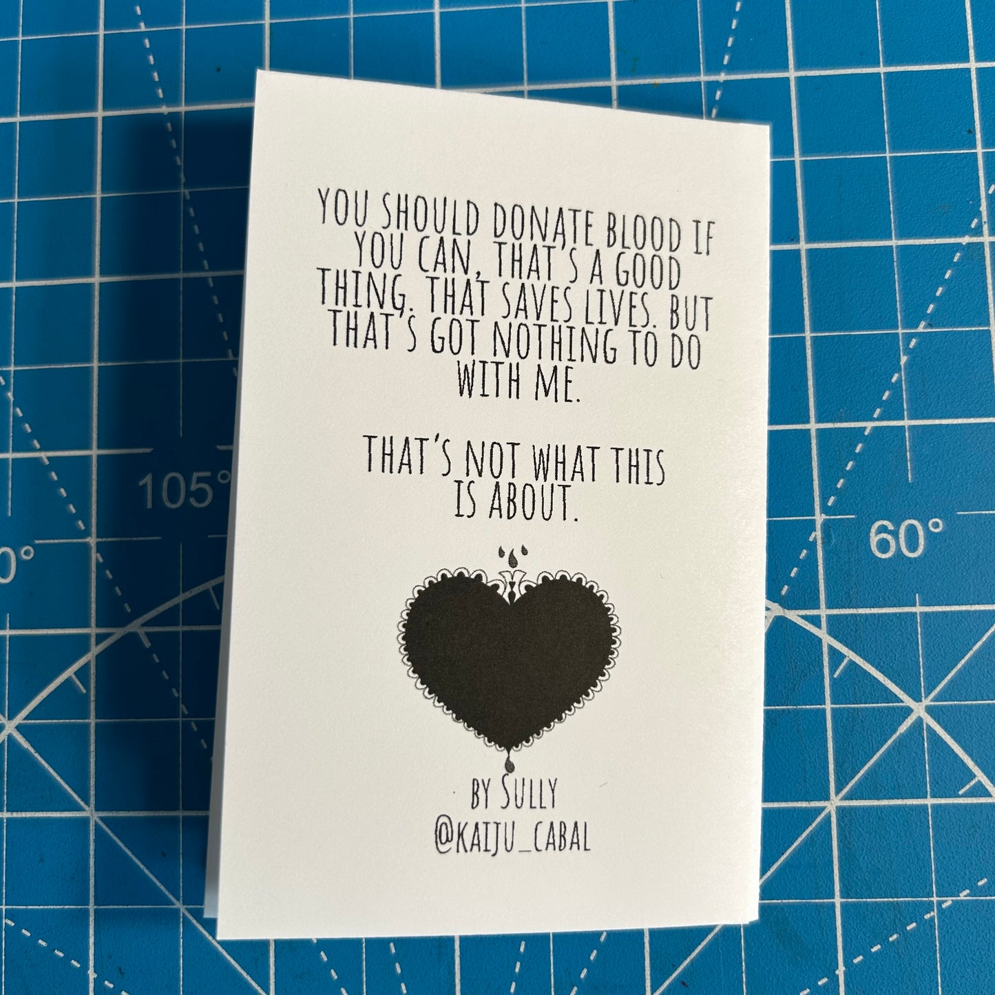 Gimme Yer Blood - Mini Zine