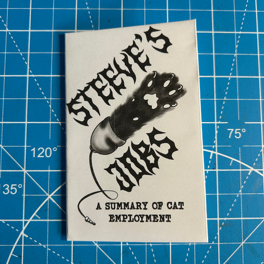 Steeve’s Jobs: A Summary of Cat Employment - Mini Zine