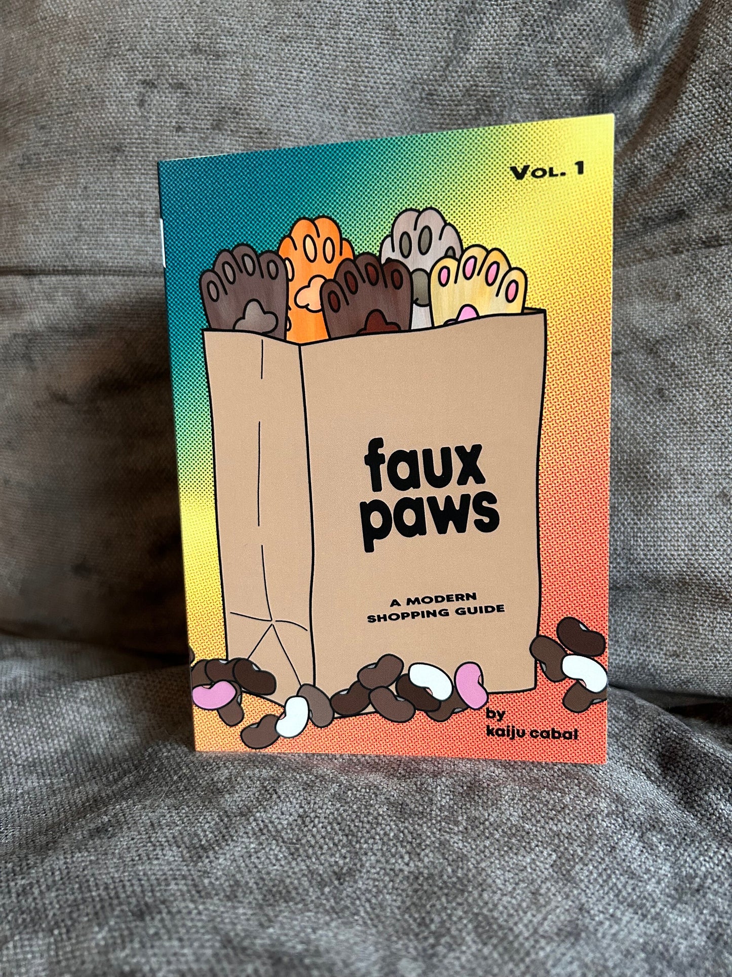 FAUX PAWS: a modern shopping guide, food ads based on cats I know - Zine