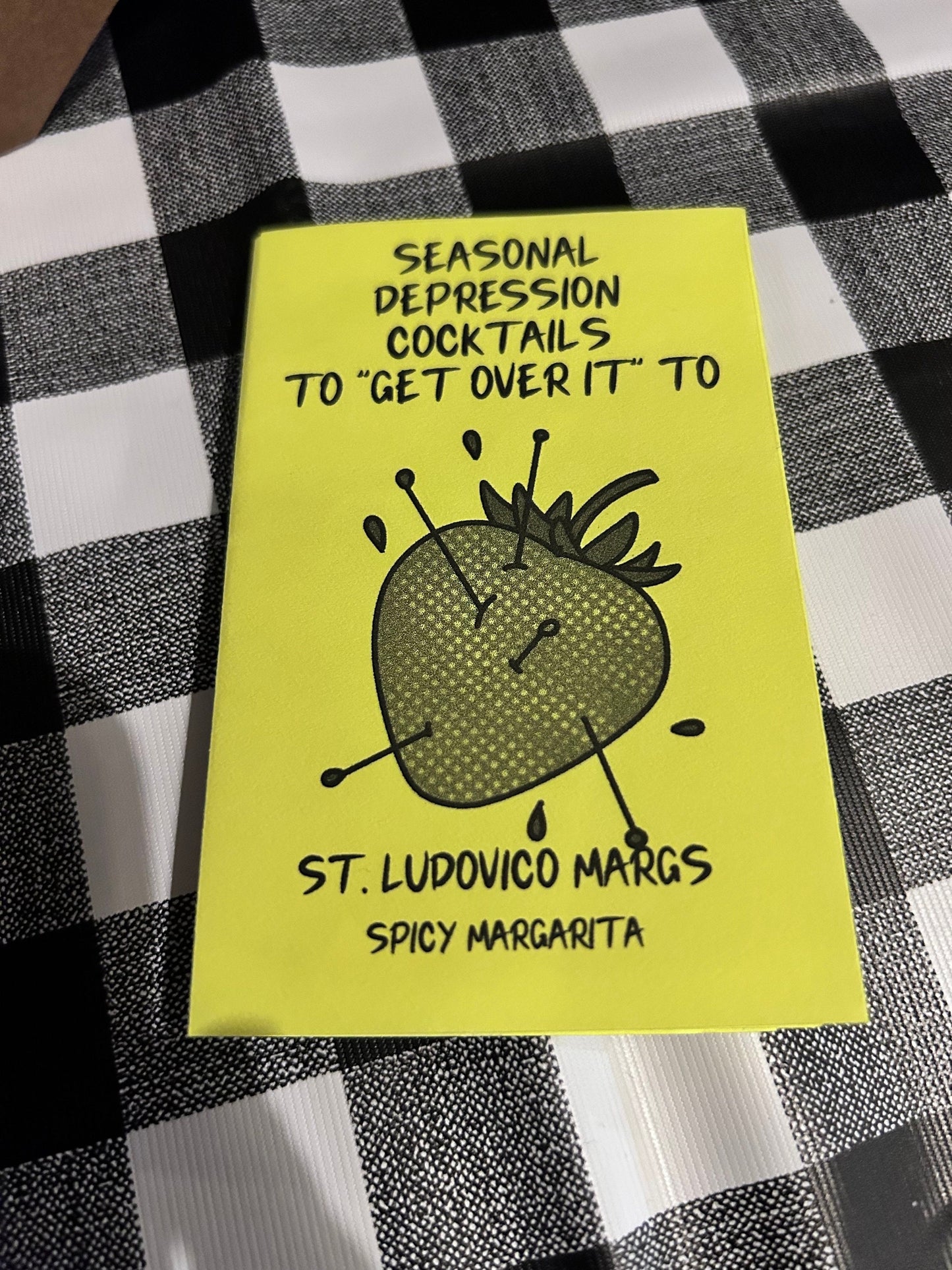 Depression Cocktails To “Get Over It” To - mini zine