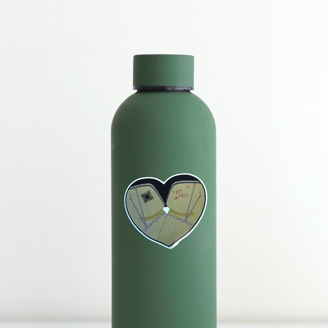 Hellraiser Butt Heart Vinyl Sticker