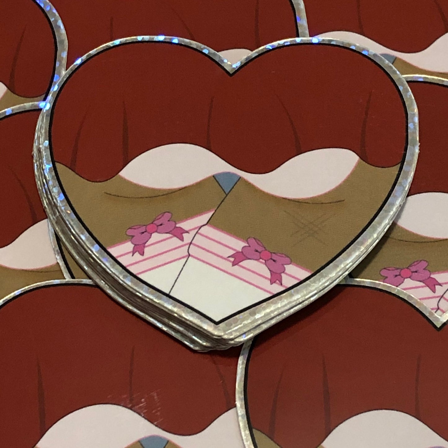 Mini Skirt Booty Heart - ABAI Vinyl Sticker